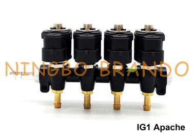 Tipo LPG de IG1 Apache OMB/cilindros de los inyectores HD 4 del carril de CNG 3 ohmios de DC12V