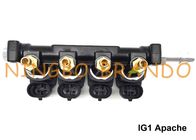 Tipo LPG de IG1 Apache OMB/cilindros de los inyectores HD 4 del carril de CNG 3 ohmios de DC12V