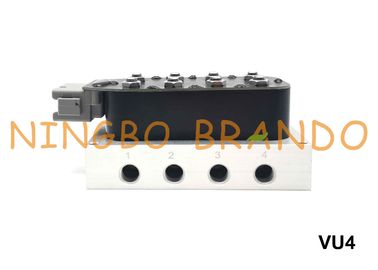 DC12V 1/4" tipo unidad multíple de Accuair de la válvula del solenoide de la esquina de VU4 4 para la suspensión del aire