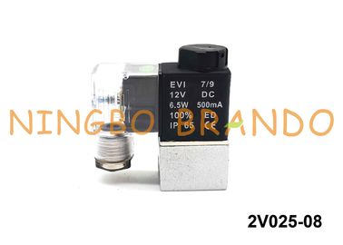 1/4&quot; tipo manera neumática NC de actuación directa de 2V025-08 Airtac de la válvula electromagnética 2/2 del control flúido