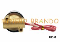 2W025-08 UD-8 1/4&quot; tipo válvula electromagnética de cobre amarillo 24VDC normalmente cerrado de actuación directa 110VAC de UNI-D