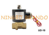 3/8&quot; NBR sella el tipo válvulas AC110V normalmente cerrado DC12V 2W040-10 UD-10 de Unid del agua del solenoide