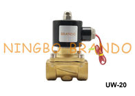 UW-20 2W200-20 3/4&quot; tipo válvula electromagnética DC12V normalmente cerrado AC110V de Uni-D del diafragma de NBR del aceite agua-aire