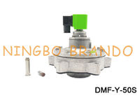 G 2&quot; tipo integrado válvula neumática de BFEC del pulso en la línea DMF-Y-50S para el colector de polvo del bolso