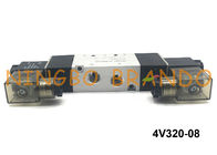 4V320-08 1/4&quot; tipo control direccional DC24V de BSPT AirTAC de la manera neumática de la válvula electromagnética 5/2