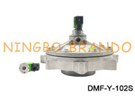 La válvula neumática DMF-Y-102S del pulso del diafragma de aluminio de 4 pulgadas sumerge por completo el colector de polvo DC24V AC110V AC220V