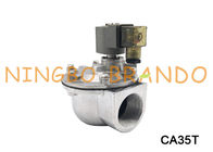 ” Válvula electromagnética de ángulo recto del colector de polvo G1-1/4 para los filtros de bolso industriales de los colectores de polvo