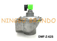 2 tipo válvula de la pulgada DMF-Z-62S SBFEC del 1/2 de diafragma de ángulo recto del impulso con el solenoide integral DC24V
