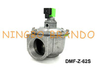 2 tipo válvula de la pulgada DMF-Z-62S SBFEC del 1/2 de diafragma de ángulo recto del impulso con el solenoide integral DC24V