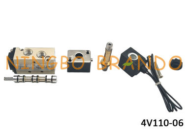 el tipo 1/8&quot; de 4V110-06 AirTAC roscó la sola válvula electromagnética para la cadena de producción completamente automática de la cara