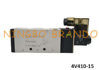 4V410-15 el 1/2” 5 tipo neumático de AirTAC de la válvula electromagnética de la posición de la manera 2 solo 400 series