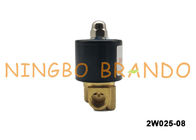 Tipo válvula de cobre amarillo AC220V AC110V DC24V de UNI-D del agua del solenoide de UD-08 2W025-08