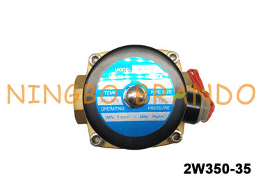 1-1/4” tipo válvula electromagnética de cobre amarillo de UNI-D del control flúido de UW-35 2W350-35