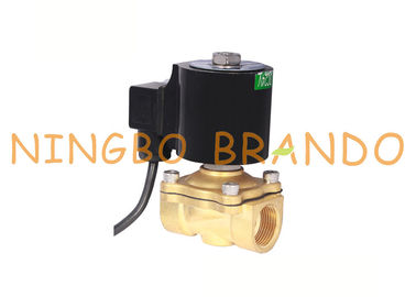 Válvula electromagnética de cobre amarillo subacuática IP68 de la pulgada del 1/2 para la fuente de agua musical 24VDC 220VAC