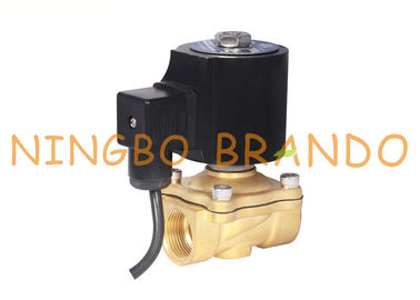 Válvula electromagnética de cobre amarillo subacuática de la prenda impermeable musical de la fuente 3/4 pulgada IP68 24V 115V 220V