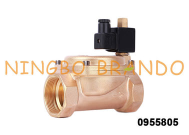2&quot; abrió normalmente la válvula eléctrica del agua 0955805 del solenoide industrial de cobre amarillo del control