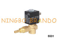 Tipo de cobre amarillo CA 24V DC de la válvula electromagnética 5531 CEME de carbón del flujo ajustable natural del gas de 220V