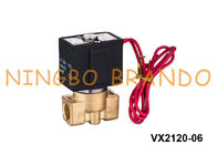 Tipo válvula electromagnética de cobre amarillo de SMC para el agua 1/8&quot; VX2120-06 1/4&quot; VX2120-08 220V 24V