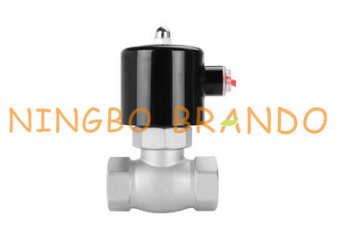 Tipo serie 1&quot; de Uni-D de los E.E.U.U. válvula electromagnética actuada piloto servo del acero inoxidable para el vapor AC220V DC24V