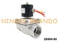 Tipo válvula electromagnética de UNI-D del acero inoxidable de SUW-50 G2” para el tratamiento de aguas DC24V AC220V