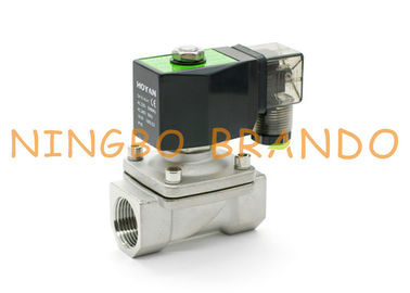 tipo válvula de fines generales normalmente cerrada ADK11-15 de la CKD del 1/2” del acero inoxidable de la válvula electromagnética