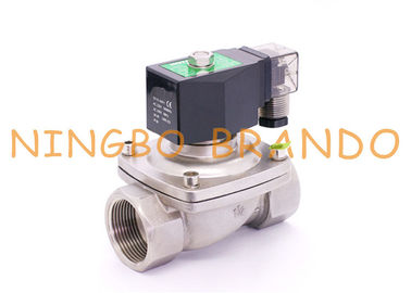 1&quot; tipo válvula electromagnética normalmente cerrada ADK11-25 de la CKD del acero inoxidable del agua