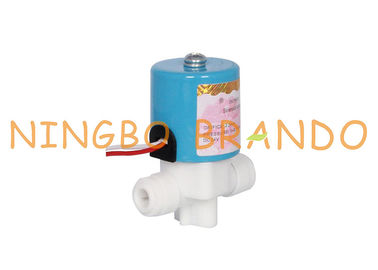 Válvula electromagnética reversa 1/4&quot; del sistema de ósmosis del purificador del agua RO 24V