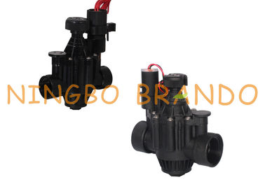 Irrigación del jardín que traba la válvula electromagnética plástica 1&quot; 1 1/2” 2&quot; 3&quot; 9V 12V 24V DC