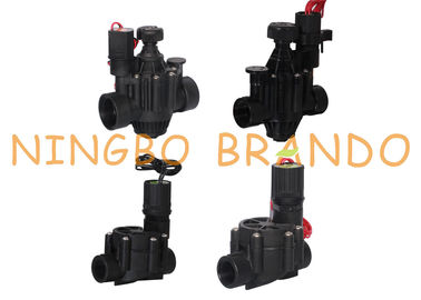 1&quot; 1 1/2” 2&quot; 3&quot; válvula electromagnética de la irrigación plástica para la agricultura 9V 12V 24V DC