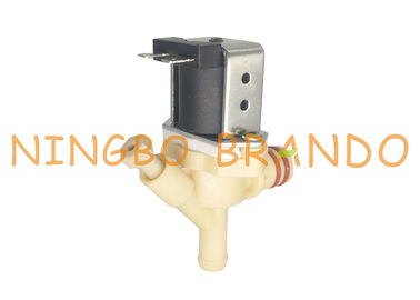 Válvula electromagnética del flujo del plástico de la entrada ajustable del agua para la CA del fabricante de café 24V DC 220V
