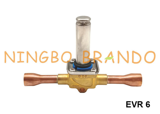 Tipo válvula electromagnética 032F1209 de EVR 6 el 1/2” 12m m ODF Danfoss de la refrigeración