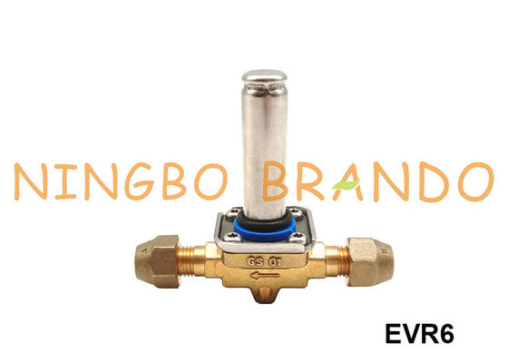 EVR 6 válvulas electromagnéticas 032F8072 de 3/8&quot; de 10m m SAE Flare Danfoss Type Refrigeration