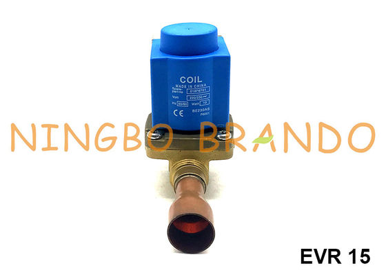 Tipo 7/8&quot; de Danfoss válvula electromagnética EVR15 032F2193 de la refrigeración electromágnetica del gas