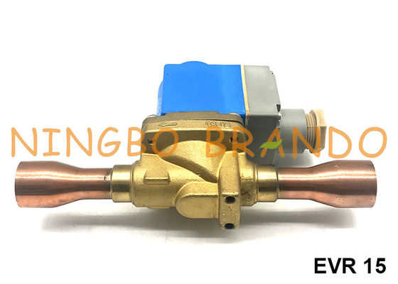 Tipo 7/8&quot; de Danfoss válvula electromagnética EVR15 032F2193 de la refrigeración electromágnetica del gas