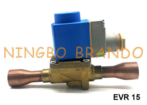 Tipo 7/8&quot; de Danfoss válvula electromagnética EVR15 032F2193 de la refrigeración electromágnetica del gas