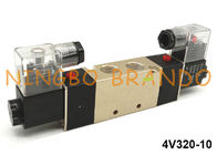 3/8&quot; solenoide doble neumático AC110V AC220V de la válvula de control direccional de la manera del NPT 4V320-10 5/2
