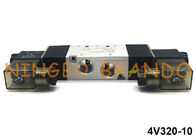 5 tipo neumático 12VDC de la válvula electromagnética 4V320-10 Airtac de la posición de la manera 2