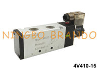 5/2 válvula electromagnética neumática Airtac de la manera mecanografía 4V410-15 el 1/2” 220V 24V