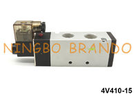 5/2 válvula electromagnética neumática Airtac de la manera mecanografía 4V410-15 el 1/2” 220V 24V