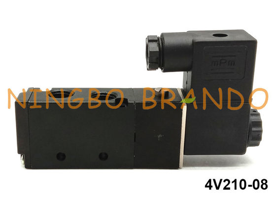 tipo posición neumática G1/4” 24VDC de 4V210-08 Airtac de la manera 2 de la válvula electromagnética 5
