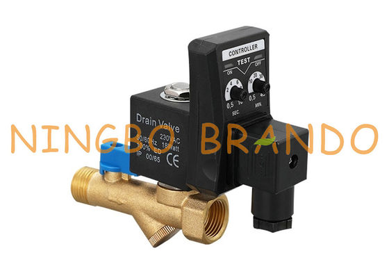válvula de desagüe automática de 1/4&quot; del 1/2” para el compresor de aire 110V 220V