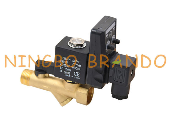 Tipo COMBINADO válvula de desagüe automática del compresor de aire el 1/2” 220V de Jorc