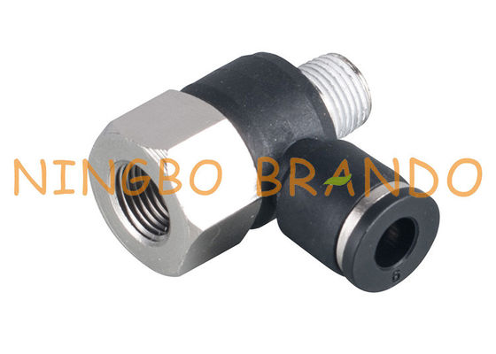 Empujar femenino del banjo hacia adentro aprisa para conectar las colocaciones de manguera neumáticas 1/4&quot; 8m m