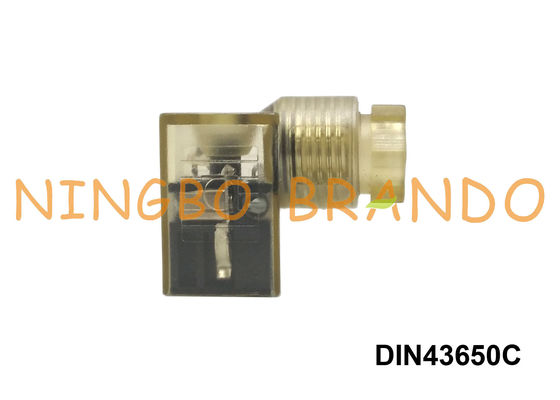 Conector 24V de la bobina de la válvula electromagnética del estruendo 43650C de la forma C del estruendo 43650