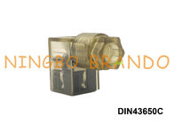 Tipo conector 24VDC del estruendo 43650 de la bobina de la válvula electromagnética de C DIN43650C