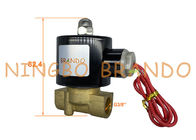 UD-10 2W040-10 3/8&quot; válvula electromagnética de cobre amarillo del agua de la impulsión directa