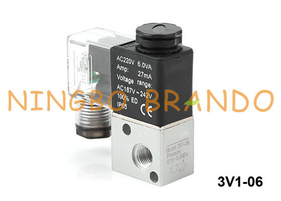 tipo válvula electromagnética neumática 3V1-M5 3V1-06 3V1-08 de 3V1 Airtac