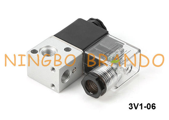 Tipo manera neumática 24V DC de 3V1-06-DC24V Airtac de la válvula electromagnética 3