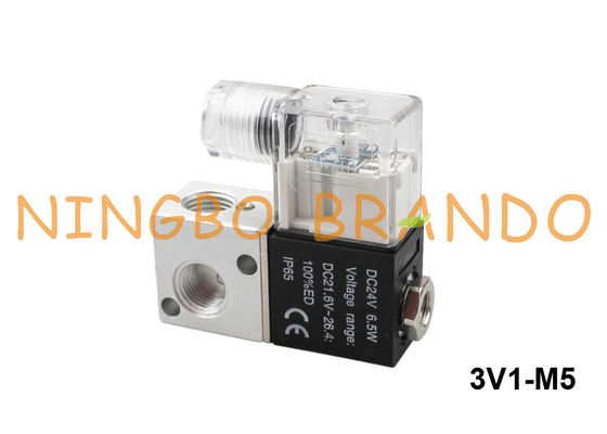 Tipo manera neumática 12V 24V 110V 220V de 3V1-M5 Airtac de la válvula electromagnética 3/2
