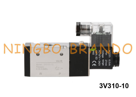Tipo posición neumática de 3V310-10-NO Airtac de la manera 2 de la válvula electromagnética 3